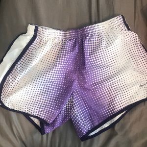 purple nike shorts